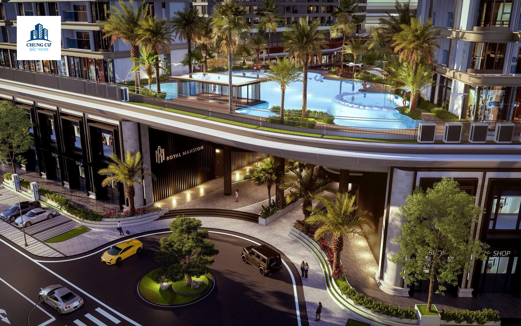 Bể bơi Royal Mansion