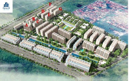 Phối cảnh tổ hợp chung cư Cát Tường Smart City 2
