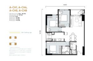 Mẫu căn hộ Diamond Hill Bắc Giang