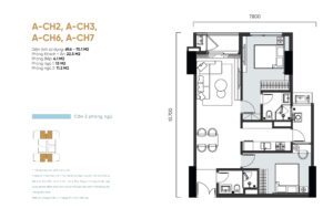 Mẫu căn hộ Diamond Hill Bắc Giang