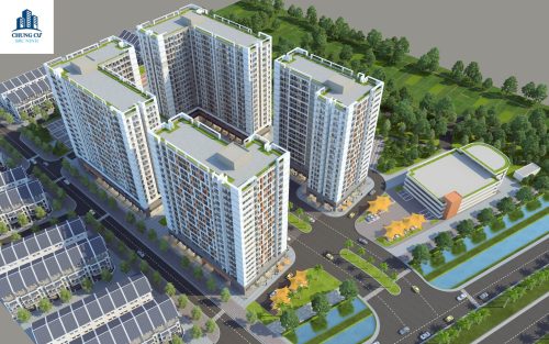 Phối cảnh chung cư Vega homes Bắc Giang