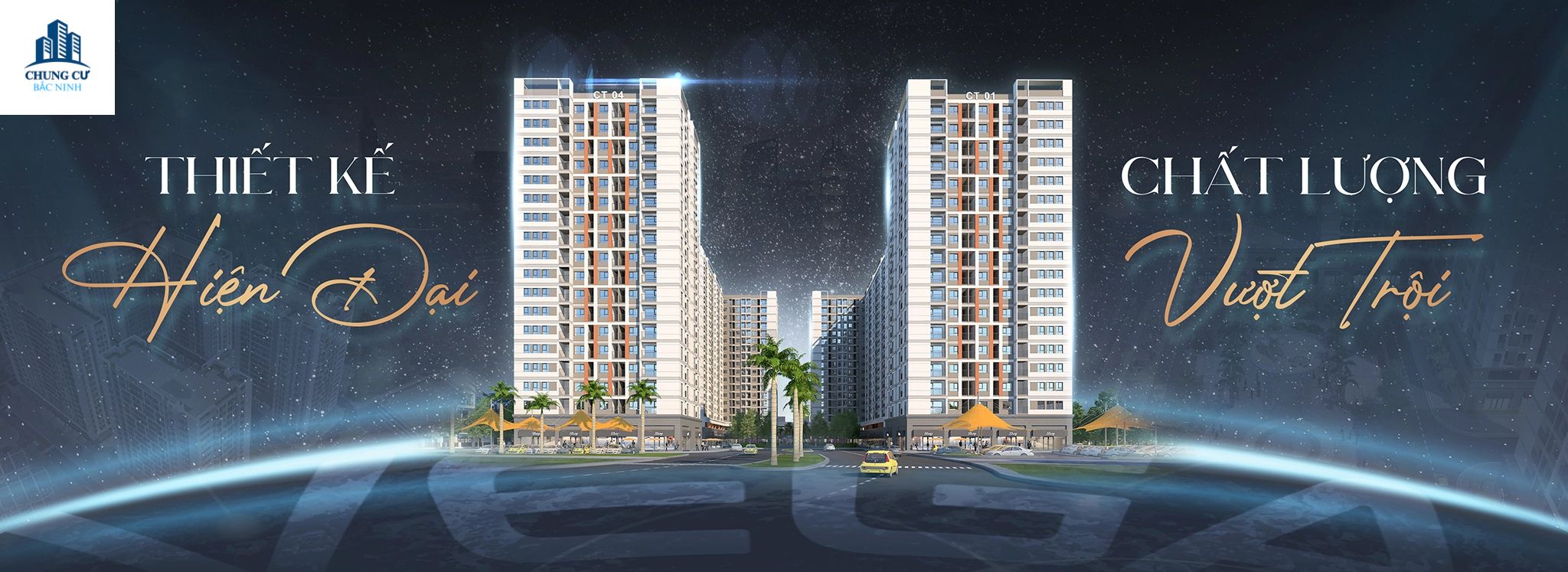 Phối cảnh dự án chung cư Vega Homes Quang Châu