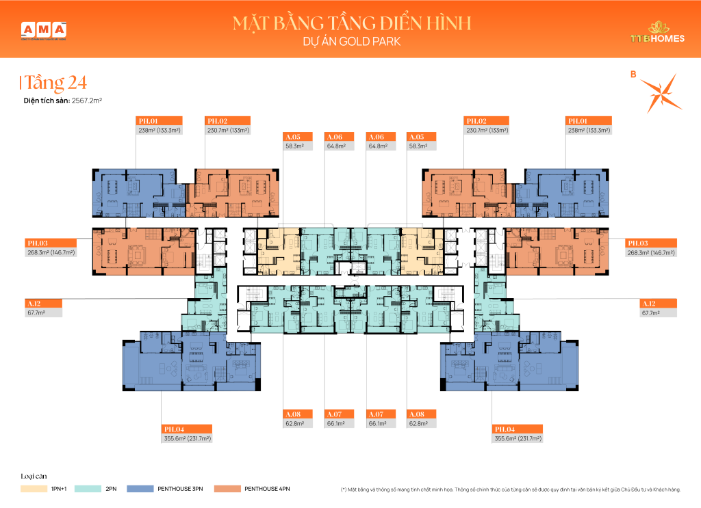 Chung Cư Gold Park Bắc Giang – Thông Tin Bảng Giá & CSBH Mới Nhất Từ Chủ Đầu Tư