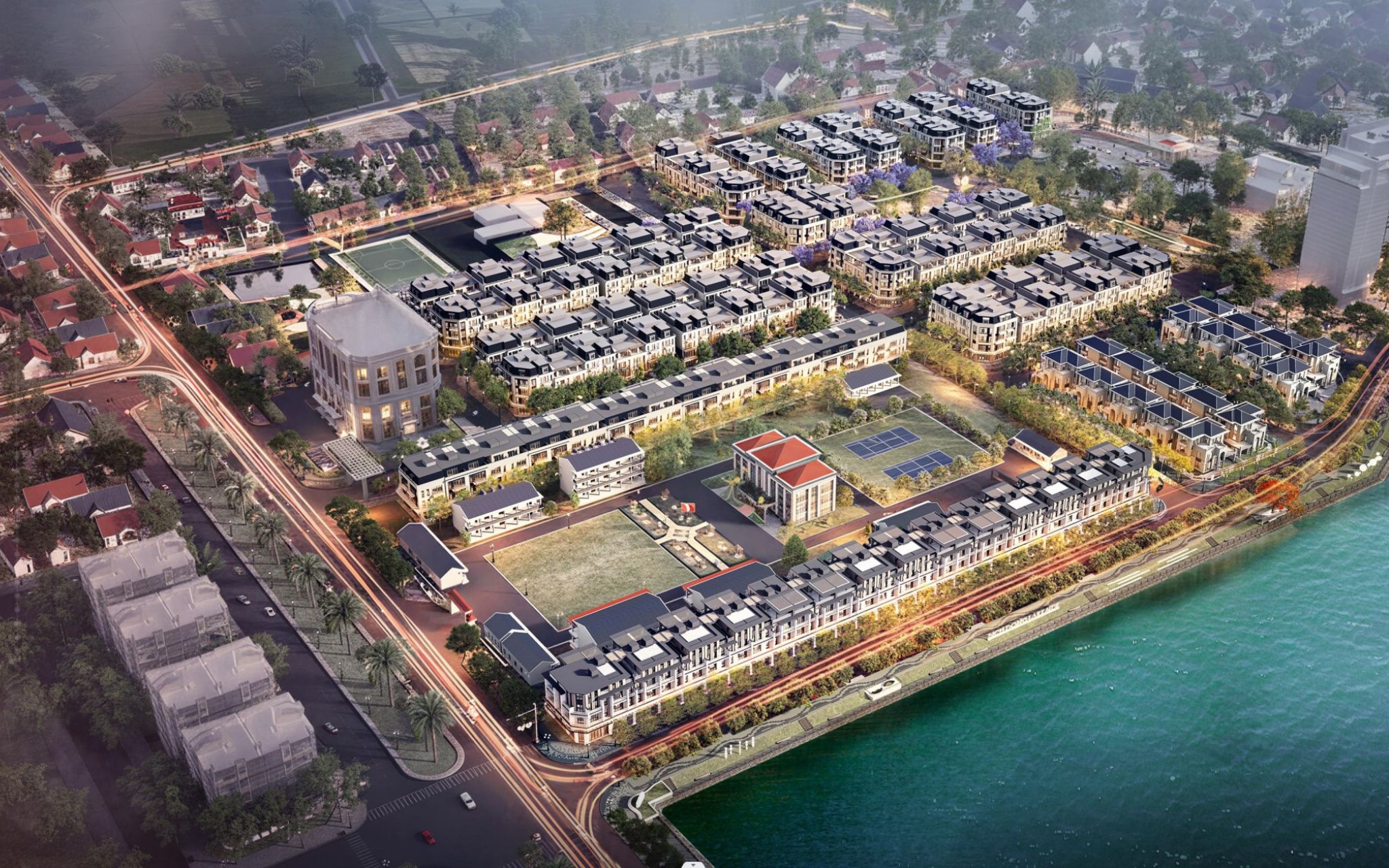 Phối cảnh dự án Bích Động Lakeside