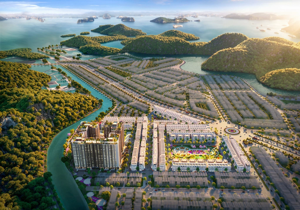 Phối cảnh tổng thể SGO We City Hạ Long - nằm trong quần thể dự án La Emera Hạ Long