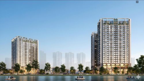 Phối cảnh chung cư Hyde Park Nam Đồng Sơn