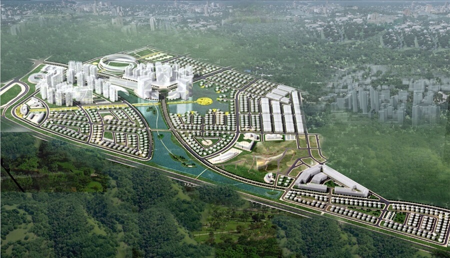 Phối cảnh dự án Khu Đô Thị Phúc Ninh