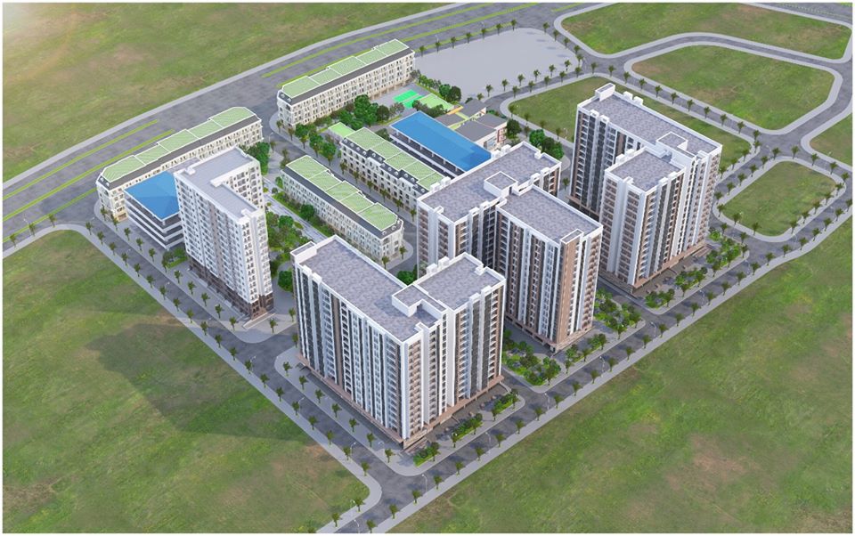 Phối cảnh Nhà Ở Xã Hội Lan Hưng, Thuận Thành, Bắc Ninh