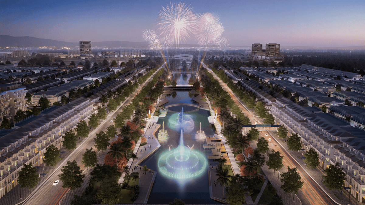 Phối cảnh tiện ích nội khu dự án The Crown Bắc Giang