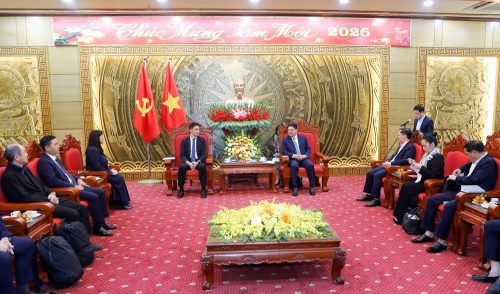 Quang cảnh buổi làm việc giữa lãnh đạo tỉnh Bắc Ninh và Aeon Mall