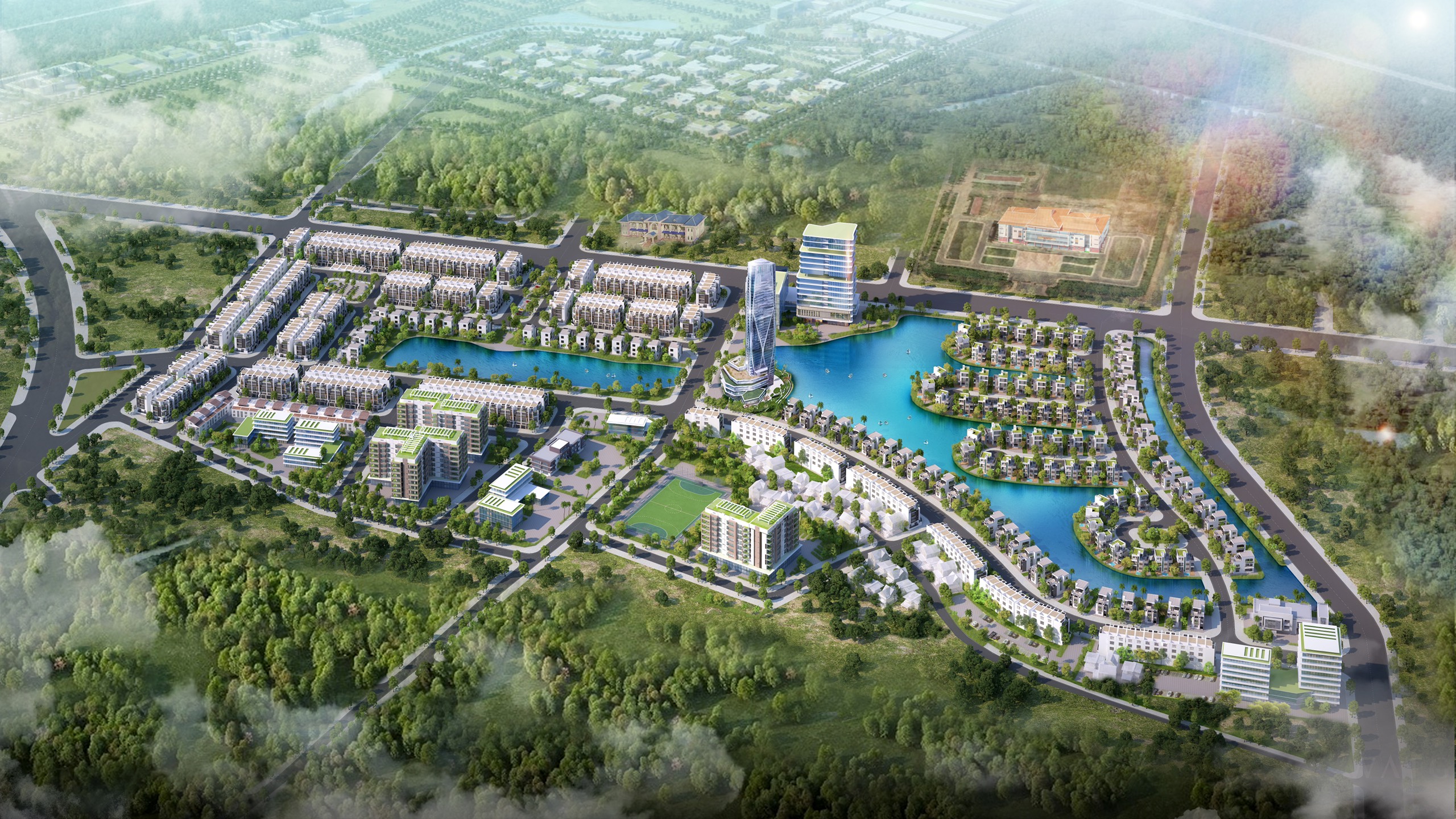 Phối cảnh dự án The Crowbn Bắc Giang