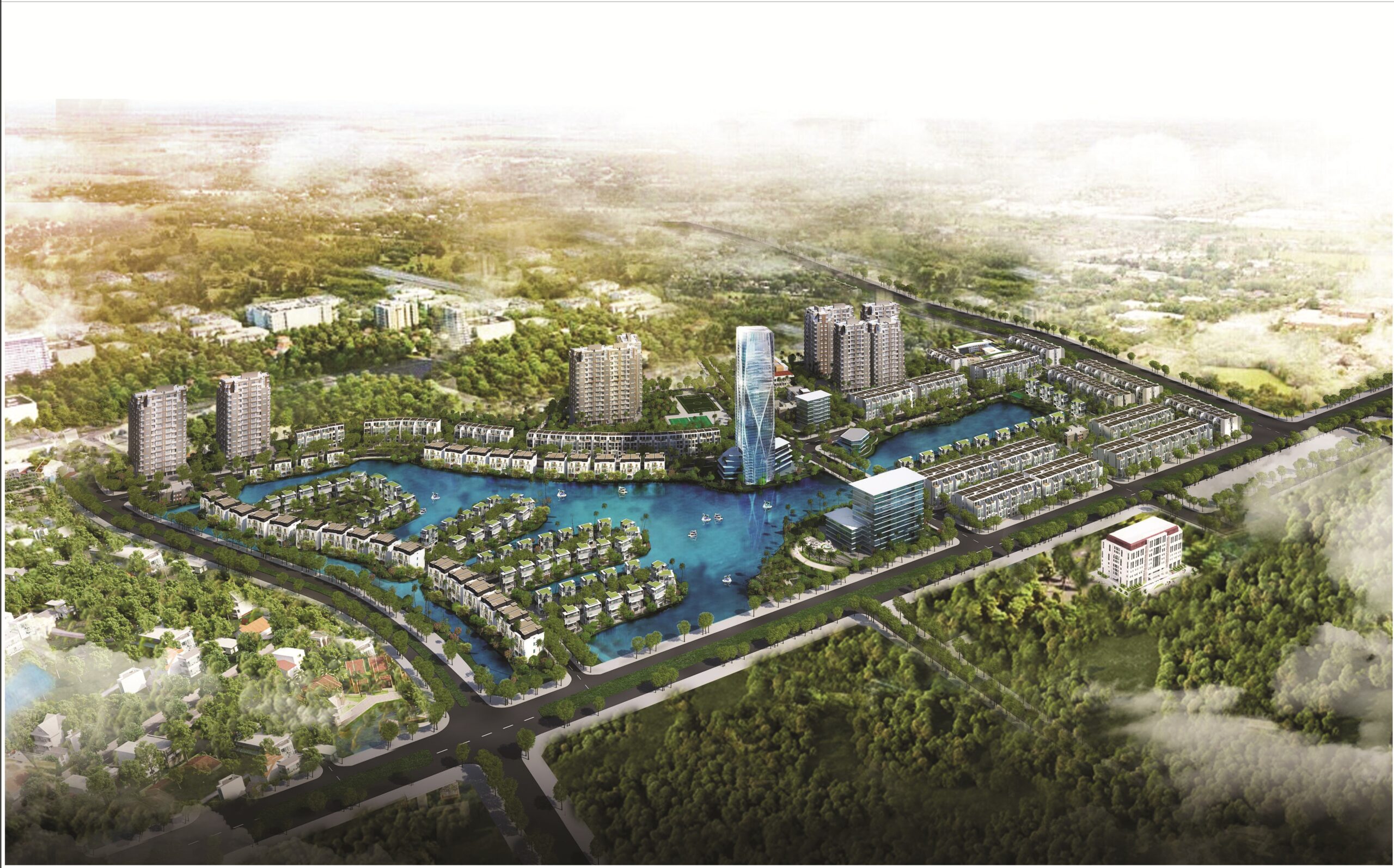 Phối cảnh dự án The Crown Bắc Giang - Chủ đầu tư Đại Hoàng Sơn