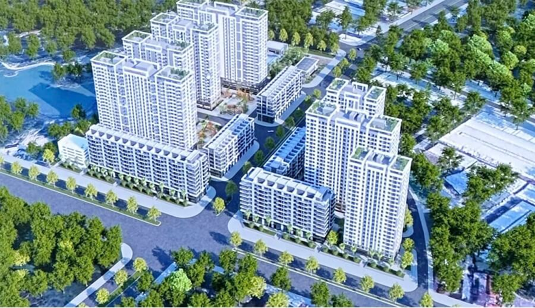 Phối cảnh NOXH Nam Sơn Homes