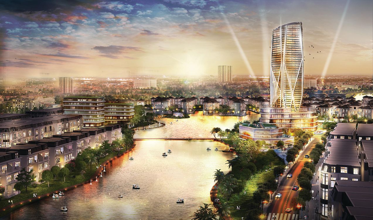 Phối cảnh tiện ích dự án The Crown Bắc Giang