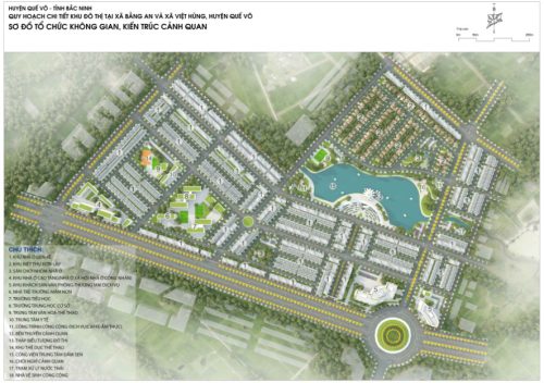 Mặt bằng phối cảnh dự án Danko Quế Võ - Khu Đô Thị Bằng An, Việt Hùng