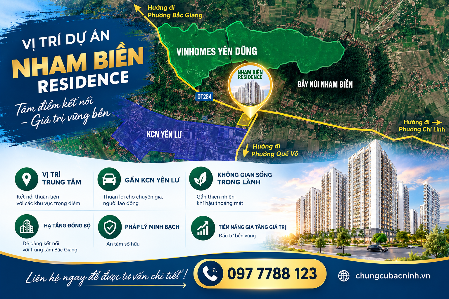 Nhà ở xã hội Nham Biền Residence – Tổng quan dự án, vị trí, quy mô và tiện ích