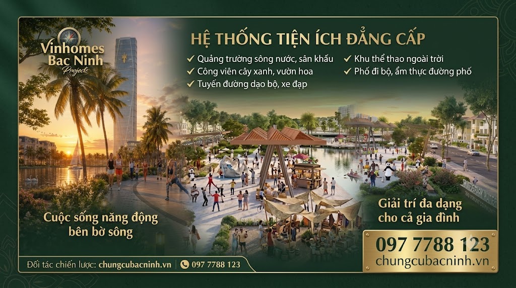 Vinhomes King Park – Tổng quan đại đô thị mới phía Tây Bắc thành phố Bắc Ninh