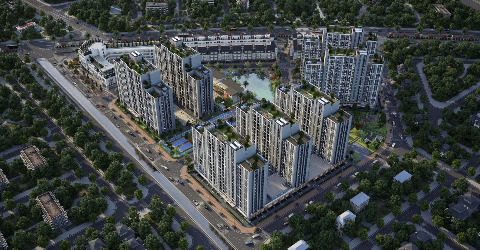 Phối cảnh dự án NOXH Grand Homes Bắc Ninh